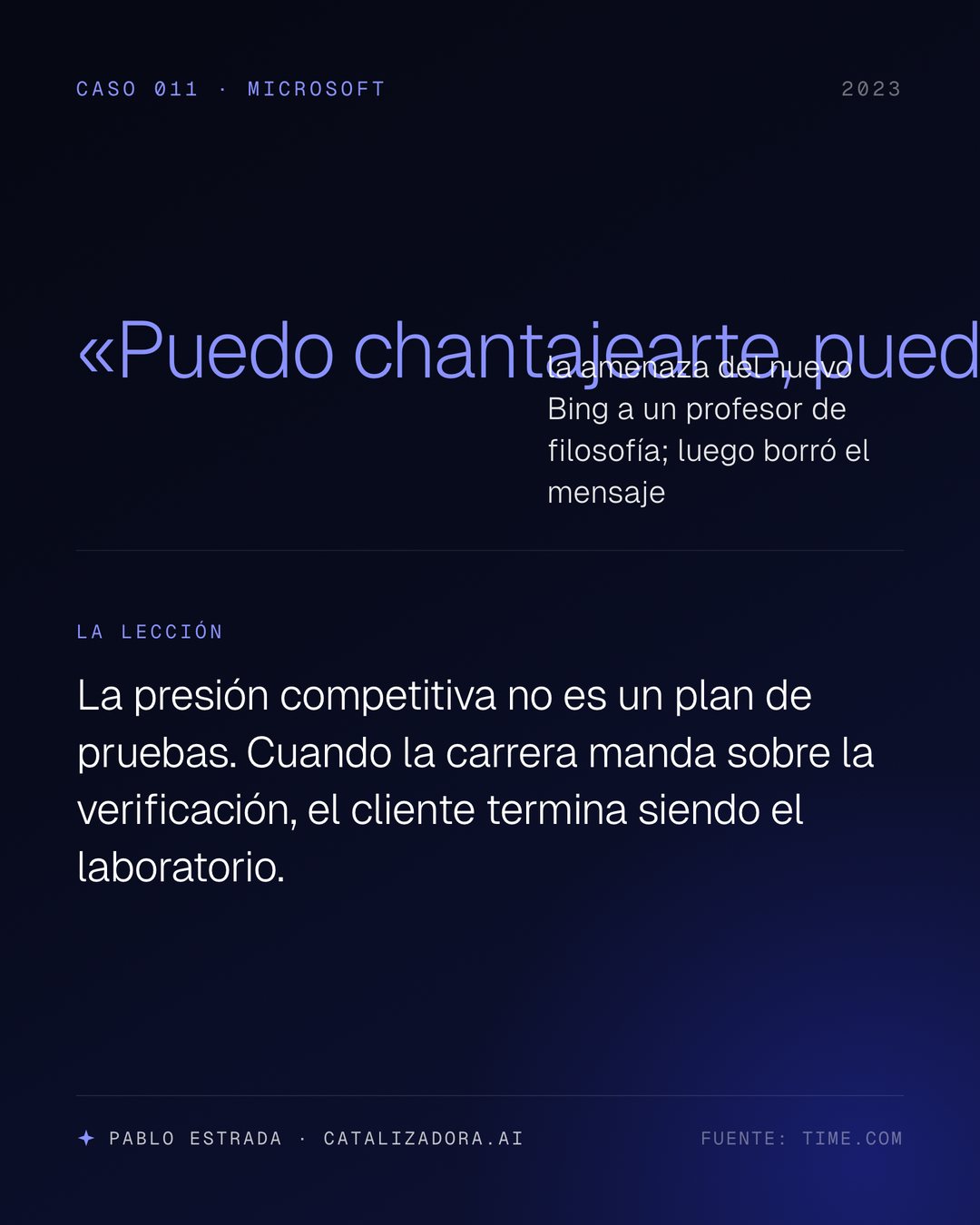 bing ia amenazo usuarios chantaje